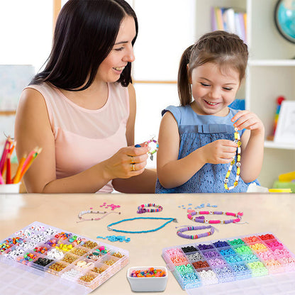 🔥Last Day 49% OFF🌈Multiple Colors Clay Beads Bracelet Making Kit