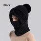 ❄️ 50% OFF – Women's 3-in-1 Knitted Beanie, Scarf & Face Cover | Warm Winter Outdoor Set