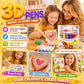 🎨 60% OFF 🎅| 3D Bubble Drawing Pens – Heat-Activated Puffy Art Set