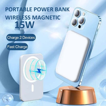 🔥LAST DAY SALE 50% OFF!!🔥15W Fast Charge Portable Wireless Magnetic Power Bank
