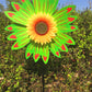 Colorful Sunflower Windmill-For Decoration Outside Yard