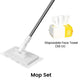 ⏳LAST DAY SALE ONLY ￡7.99!!🔥Extendable Telescopic Disposable Flat Clip Mop, 360° Swivel Lightweight Floor Mop