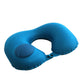 Tpu Press Inflatable U-Shaped Travel Pillow