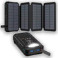 ☀️ LIMITED-TIME 50% OFF! 🔦 Portable Solar Power Bank | Dual LED Lights & Outdoor Emergency Charging