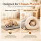 🐾 CHRISTMAS GIFT SALE 50% OFF! ❤️ The Cosy Little Hideaway – Warm Plush Pet Sleeping Bag for Cats & Dogs!