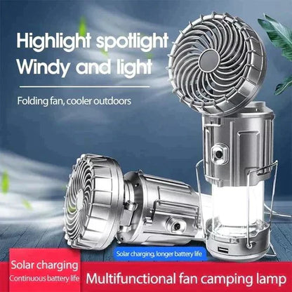 🔥🎁Hot Sale 49% OFF🎁 🔥Portable LED Camping Lantern With Fan