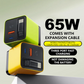 ⌛Only 1 Day Left Of This Offer⏳65W Fast Charging Phone Charger Block with Retractable 80cm Type-C Cable