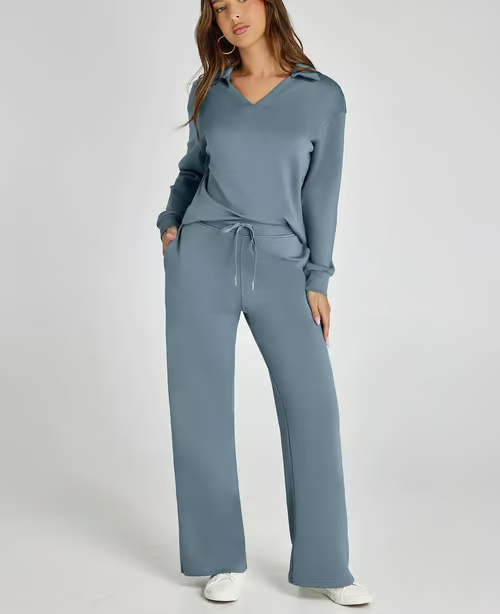 🔥This week's special price:￡19.99!!🔥Women’s 2 Piece Lounge Set with Long Sleeves