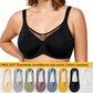 🔥Last Day Special Price £7.99💐Women's Elegant Sheer Full Coverage Plus Size Bra