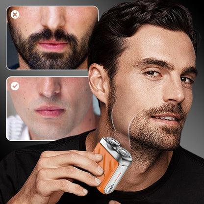 🔥2026 New Arrivals: 50% OFF for a Limited Time!🔥Mini Electric Rotary Dual Ring Pocket Shaver