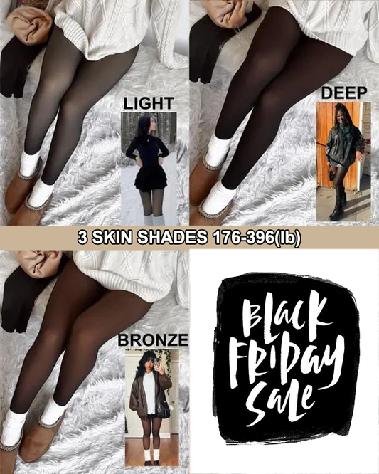 🔥BLACK FRIDAY SALE 49% OFF!!🔥THE ORIGINAL! 🏆Super Warm Flawless Translucent Fleeced Tights