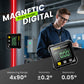 📐 50% OFF | 4-Side Magnetic Digital Angle Gauge – Dual Laser & Auto-Rotate Display