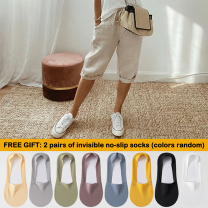 ⏳Time-Limited Special Price: ￡11.99 with FREE GIFT!!🎁Women's Casual Cotton Linen Capris
