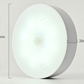 ⚡ 50% OFF! No Drilling Needed 🔩 Magnetic USB Rechargeable Motion Sensor Night Light – Cordless PIR Warm White Lamp for Cupboards, Stairs & Wardrobes