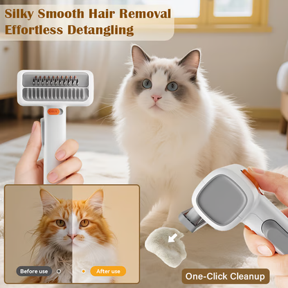⏳LAST DAY SALE 50% OFF🔥2026 SALE - 2-IN-1 Pet Self-Detangling & Grooming Comb