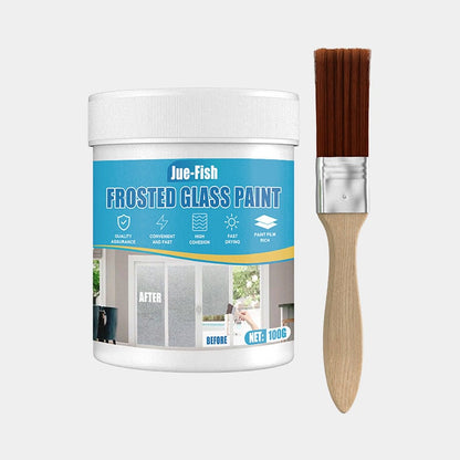 🔥BLACK FRIDAY SALE 49% OFF!🔥Waterproof Frosted Glass Paint for Door & Window with Brush