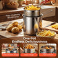 🔥 50% OFF! 🍳 304 Stainless Steel Multifunctional Fryer – Deep Frying Basket, Strainer & Cooking Pot | Heat-Resistant, Easy to Clean & Perfect for Everyday Cooking