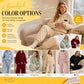 🍂 50% OFF – Women's Embossed Plush Lounge Set | Cosy Textured Two-Piece Winter Pyjamas