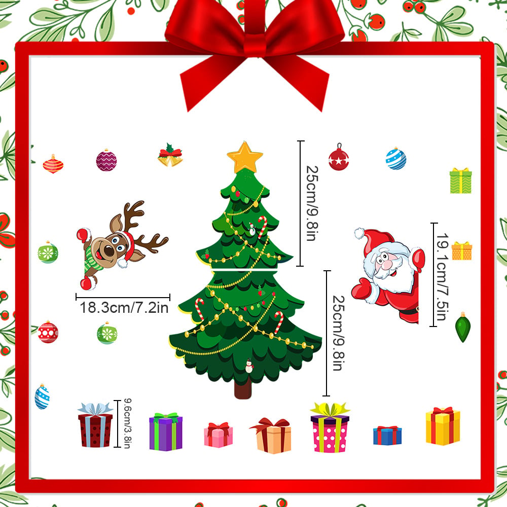 Christmas magnetic decoration dimensions