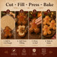 🔥Only $5.99 Last Day Promotion!✨ 🎄16-Design Christmas Mini Pie Mold Collection 🥧