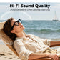 AI smart glasses with ChatGPT, 8 MP camera and HD 1200P 4K video recording, real-time translation in over 160 languages, Bluetooth 5.4, HiFi audio and music control, smart sunglasses with video recording for on the go