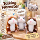 🐹 Last Day Special Price £9.99! Free Shipping！✨Talking Hamster Plush – repeats whatever you say, auto head-shaking, hilarious fun for kids & adults.🎁