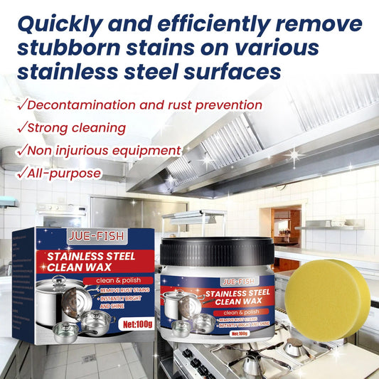 ✨SUMMER HOT SALE 49% OFF✨Magical Nano-Technology Stainless Steel Cleaning Paste-SURFACE SAFE, NO RESIDUE