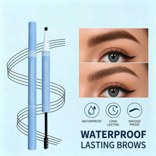 ✨ Say Goodbye to Sparse, Uneven Brows – Dual-Tip 3D Microblading Eyebrow Pen for Natural, Long-Lasting Results! ✨
