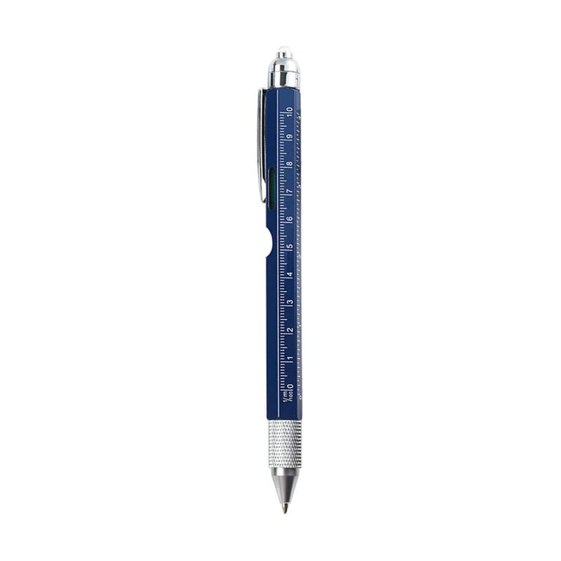 Blue multifunction multitool pen