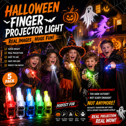 🔥 HOT SALE: 50% OFF 🌈 Mini LED Finger Lights – Colourful Party Glow Lights with Elastic Bands ✨