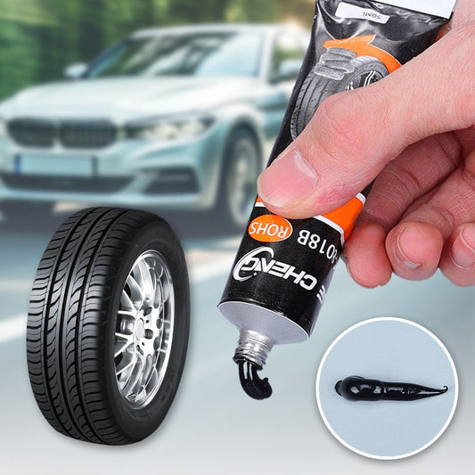 🔥Last Day Promotion - buy 1 get 3 pcs!!🔥Waterproof & High Temperature Resistant Tire Repair Glue