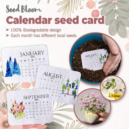 🌸Last day promotion 75% off🌸Eco-Friendly Plantable Seed Calendar 2025🪴2