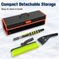 🎁👍HOT SALE 50% OFF❄️Telescopic Car Snow & Ice Scraper – 360° Rotating Brush