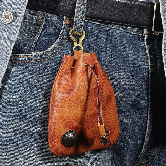 🔥BUY 2 GET 10% OFF💝Simple Cowhide Retro Storage Bag