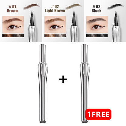 🔥Buy 1 Get 1 Free🔥2024 Upgraded Natural Waterproof Eyebrow Pen with Microfine Tip 2