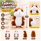 🐹 Last Day Special Price £9.99! Free Shipping！✨Talking Hamster Plush – repeats whatever you say, auto head-shaking, hilarious fun for kids & adults.🎁