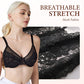 💖LAST DAY 50% OFF💖🌹Plus Size Full-Coverage Lace Support Bra – Soft Everyday Fit, C/D–H Cup