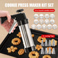 ✨Last Day Promotion - 49% OFF✨Stainless Steel Cookie Pres(Complimentary 13 Discs & 8 Nozzles)