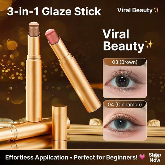 🏆 FLASH SALE: Buy 1 Get 3 FREE! 💥 50K+ SOLD | 3-Colour Eyeshadow Stick – Waterproof, Smudge-Proof & Long-Lasting ✨