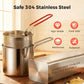 🔥 50% OFF! 🍳 304 Stainless Steel Multifunctional Fryer – Deep Frying Basket, Strainer & Cooking Pot | Heat-Resistant, Easy to Clean & Perfect for Everyday Cooking