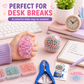 🔥HOT SALE 50% OFF🎁✨DIY Stress Ball Making Kit, Includes 6 Filling Packs, 10 Transparent Blank Soft Skins, Expansion Tool, Ideal for Adult Stress Relief, Squishy Maker
