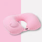 Tpu Press Inflatable U-Shaped Travel Pillow