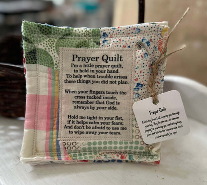 🎁Best Encouraged And Blessed Gift-✝️Prayer Quilt with cross inside (tag included)