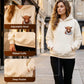 🔥 50% OFF 🐮 Cute Highland Cow Fleece-Lined Hoodie – Cosy, Warm & Perfect for Cow Lovers