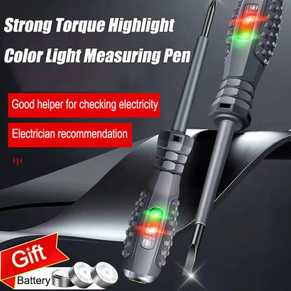 2-in-1  High Torque Strong Magnetic Screwdriver Electricity Detector