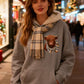 🔥 50% OFF 🐮 Cute Highland Cow Fleece-Lined Hoodie – Cosy, Warm & Perfect for Cow Lovers