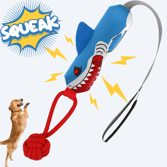 🎁2025 New Year Hot Sale: HALF PRICE- 🔥PupSqueak Tug Rope Toy