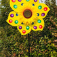 Colorful Sunflower Windmill-For Decoration Outside Yard