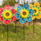 Colorful Sunflower Windmill-For Decoration Outside Yard