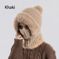 ❄️ 50% OFF – Women's 3-in-1 Knitted Beanie, Scarf & Face Cover | Warm Winter Outdoor Set
